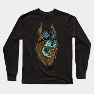 Viking Skull Long Sleeve T-Shirt